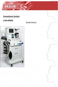 Anesthesia machine
ENCORE 1750